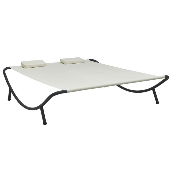 Loungebed Stof Cr&egrave;me