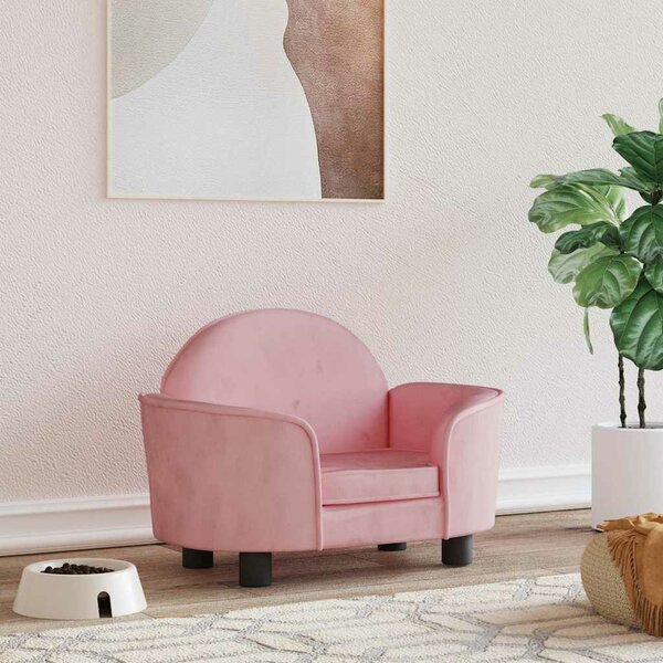 Hondenmand 66X40X45 Cm Fluweel Roze