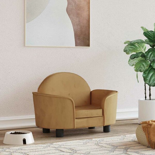 Hondenmand 66X40X45 Cm Fluweel Bruin