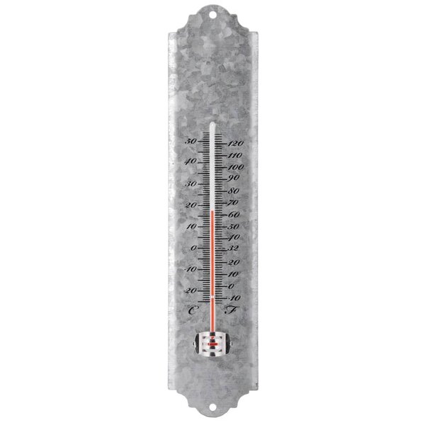 Esschert Design Wandthermometer Schrootzink Oz10