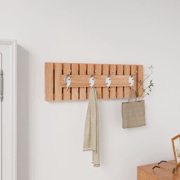 Wandkapstok 42X8,5X14 Cm Massief Walnotenhout