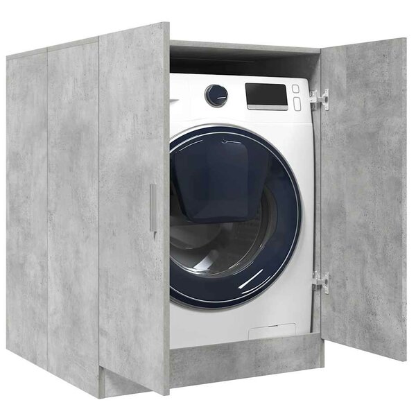 Wasmachinekast 71X71,5X91,5 Cm Betongrijs