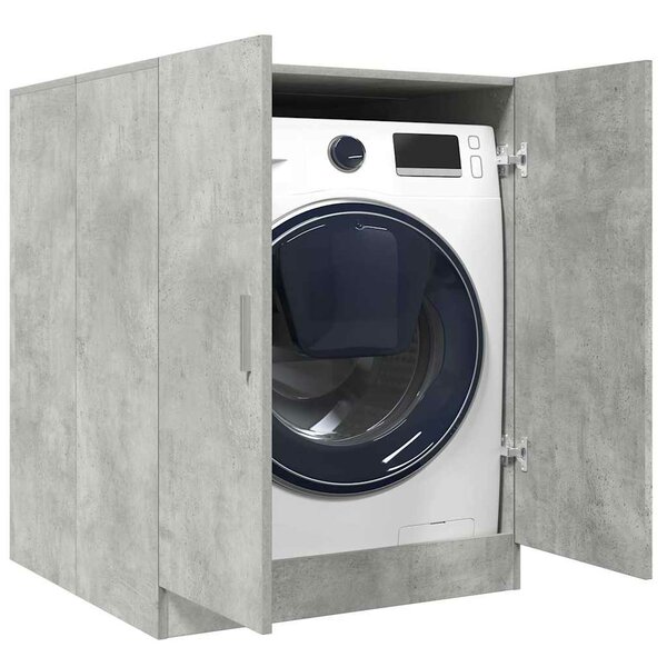 Wasmachinekast 70,5X71,5X91,5 Cm Betongrijs