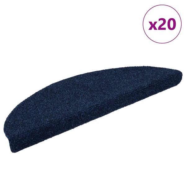 Trapmatten Zelfklevend Marineblauw 20 56 x 17 x 3 cm