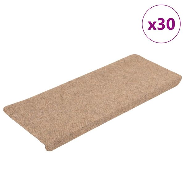 Trapmatten zelfklevend 30 st 65x24,5x3,5 cm beige