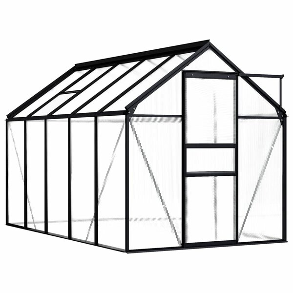 Tuinkas 5,89 M&sup3; Aluminium Antracietkleurig 5.89 m&sup2;