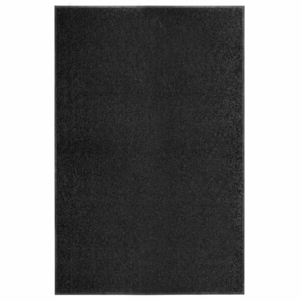 Deurmat wasbaar 120x180 cm zwart