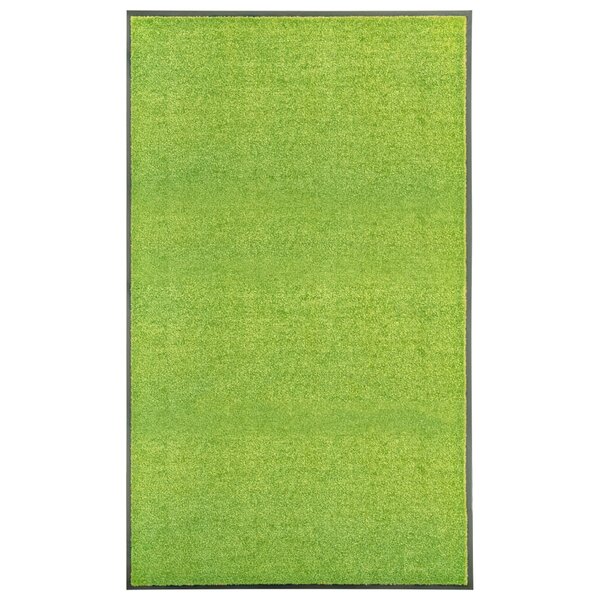 Deurmat wasbaar 90x150 cm groen