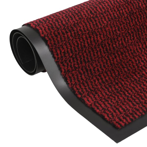 Deurmat getuft 60x150 cm rood