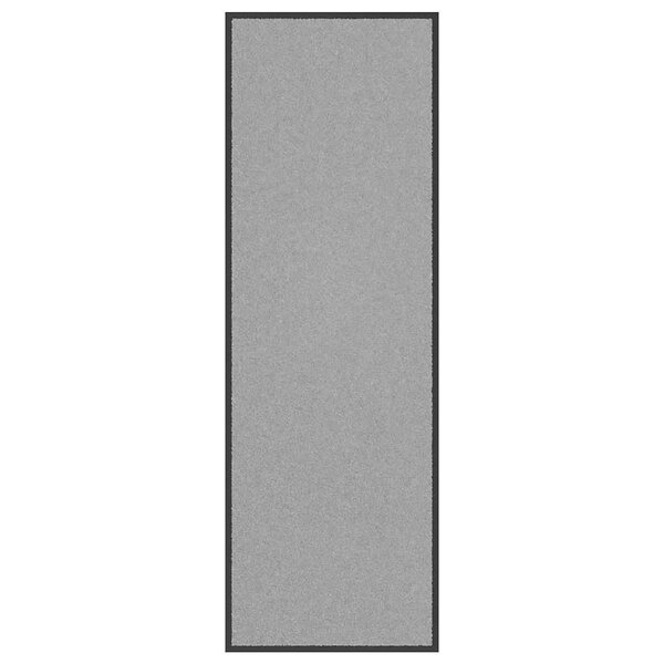 Deurmat 60x180 cm grijs