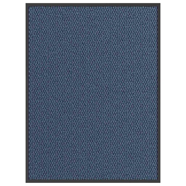 Deurmat 90x120 cm blauw