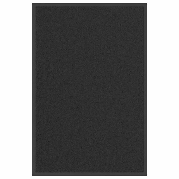 Deurmat 60x90 cm zwart