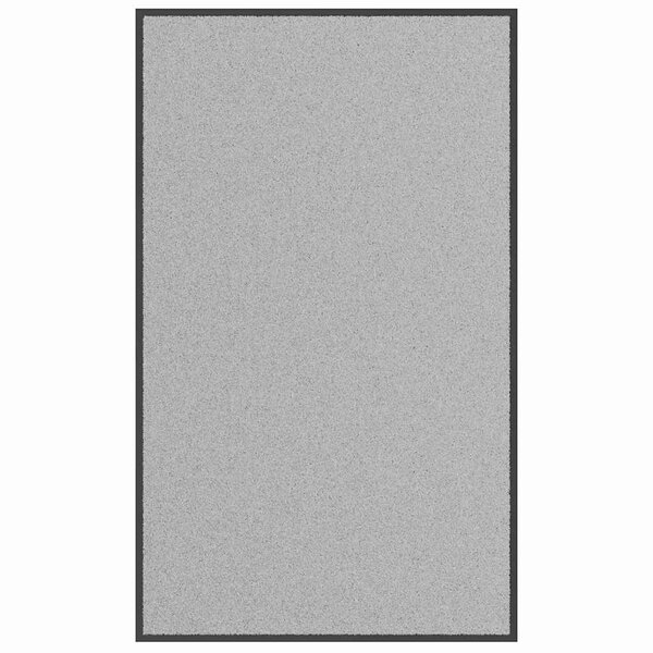 Deurmat 90x150 cm grijs