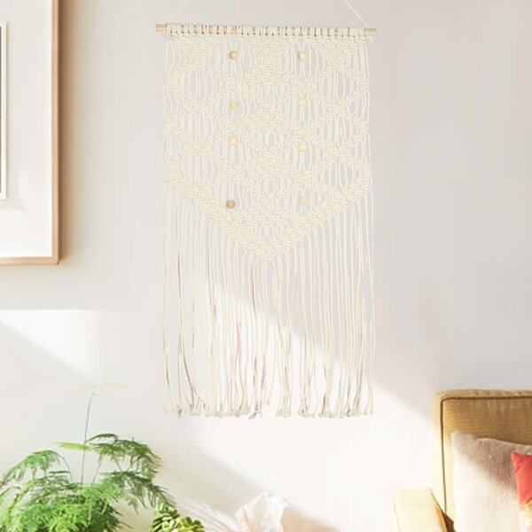 Wandhanger Macram&eacute; 40X80 Cm Katoen