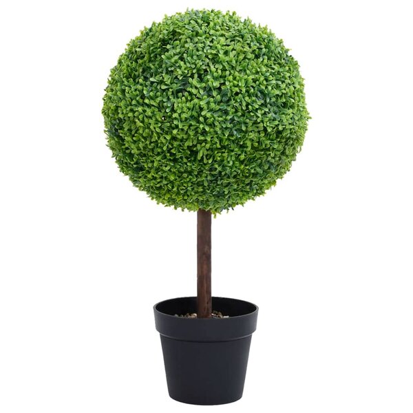 Kunstplant Met Pot Buxus Bolvorming 50 Cm Groen 15 x 50 cm