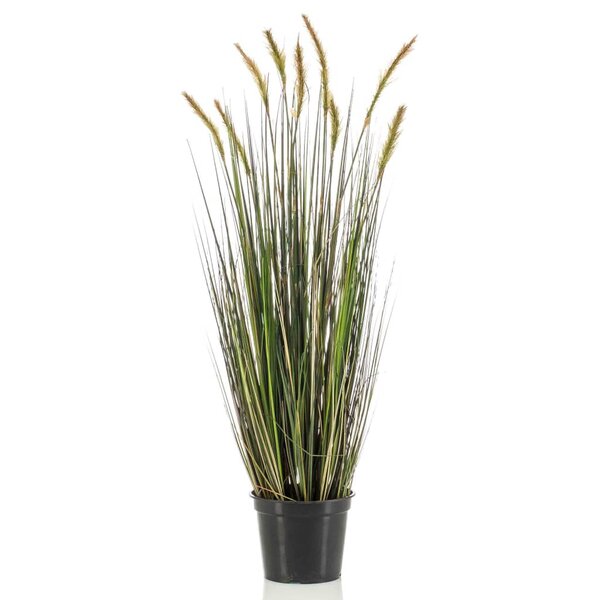 Emerald Kunstplant In Kunststof Pot Vossenstaartgras Herfst 90 Cm
