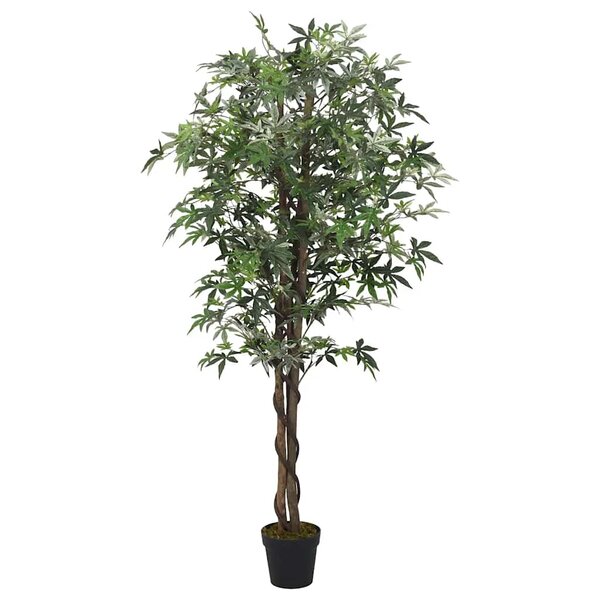 Kunstplant Esdoornboom 224 Bladeren Groen 80 cm