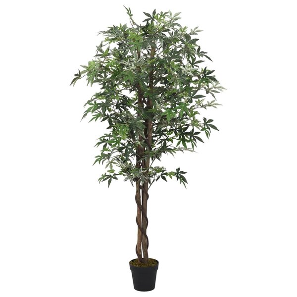Kunstplant Esdoornboom 504 Bladeren Groen 150 cm