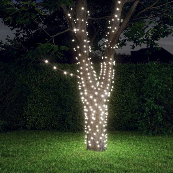 5 st Lichtslinger met 200 LED&#039;s solar binnen/buiten koudwit