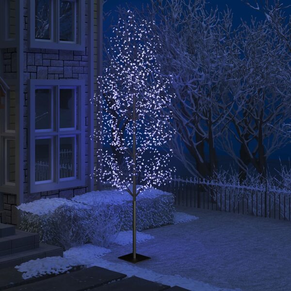 Kerstboom 1200 Led&#039;s Licht Kersenbloesem 400 cm Blauw