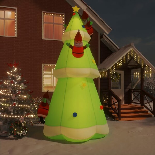 Kerstboom Opblaasbaar Met Led&#039;s 500 Cm 1