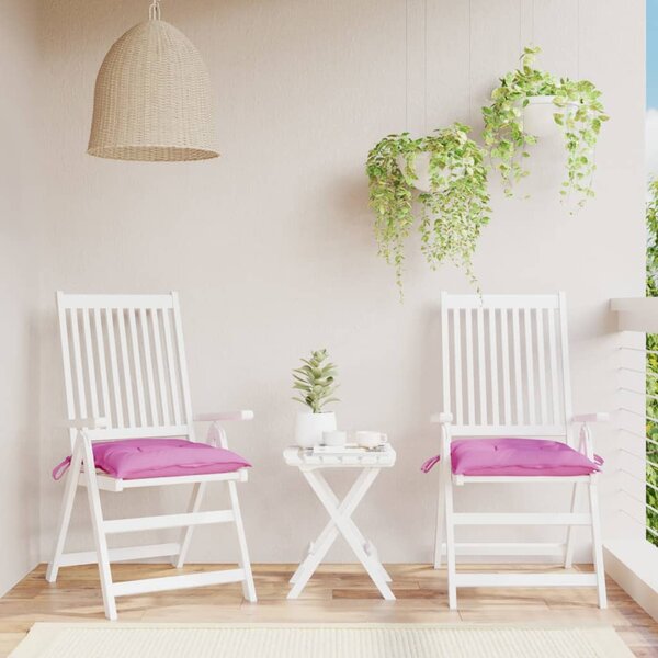 Stoelkussens Stof Roze 2 40 x 40 x 7 cm