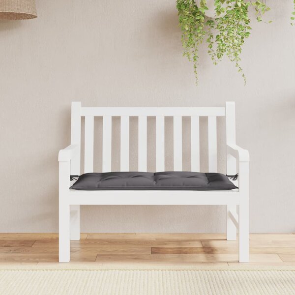 Tuinbankkussen 110X50X7 Cm Oxford Stof Kleurig Antraciet