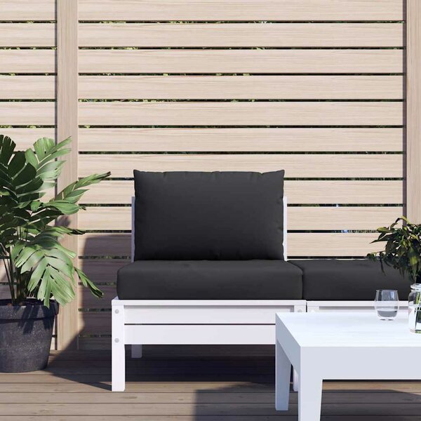 Palletkussens 2 St Stof 1 Zwart