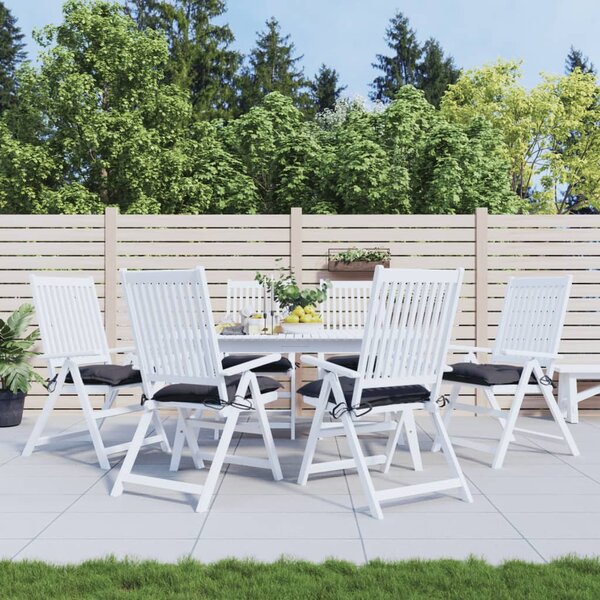 Stoelkussens Oxford Stof Kleurig 6 40 x 40 x 7 cm Antraciet