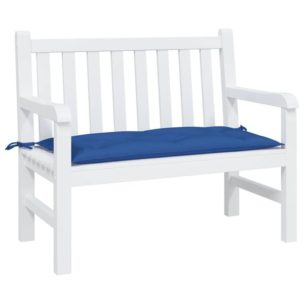 Tuinbankkussen Oxford Stof 100 x 50 x 7 cm Blauw