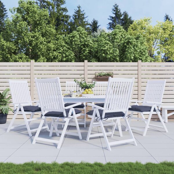 Stoelkussens Oxford Stof 6 50 x 50 x 7 cm Marineblauw