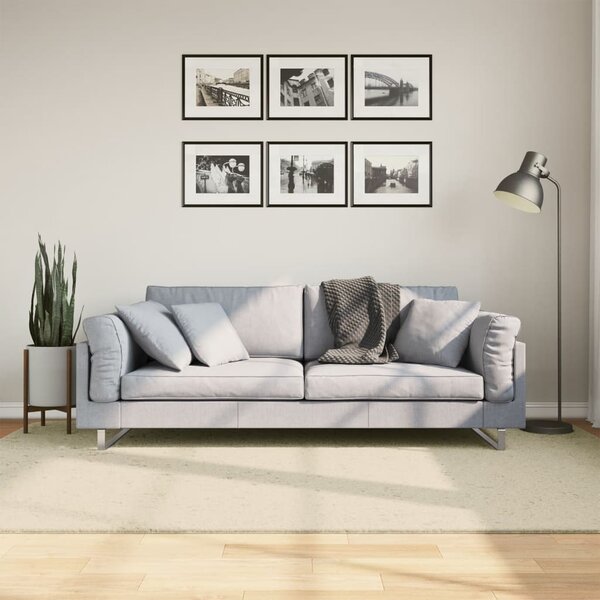 Vloerkleed Huarte Laagpolig Zacht Wasbaar Cr&egrave;me 160 x 230 cm