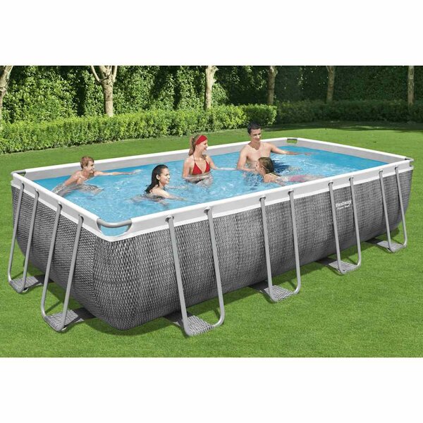 Bestway Zwembadset Power Steel Rechthoekig 549 x 274 x 122 cm