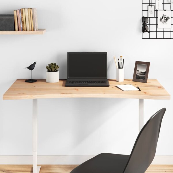 Bureaublad 100X50X2,5 Cm Massief Grenenhout 100 x 50 x 2.5 cm Naturel