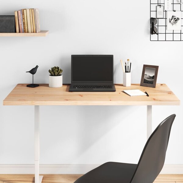 Bureaublad 100X50X2,5 Cm Massief Grenenhout 100 x 50 x 2.5 cm Naturel