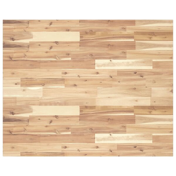 Bureaublad 100x80x2 cm onbehandeld massief acaciahout
