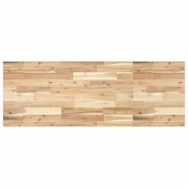 Bureaublad Onbehandeld Massief Acaciahout 120 x 50 x 2 cm Naturel