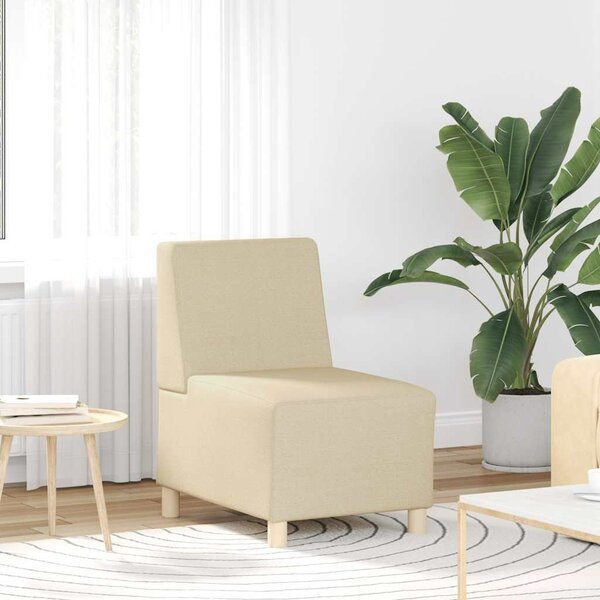 Fauteuil 55 Cm Stof Kleurig Cr&egrave;me