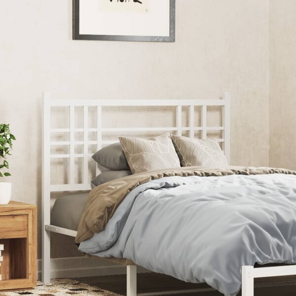 Hoofdbord Metaal 107 cm Wit