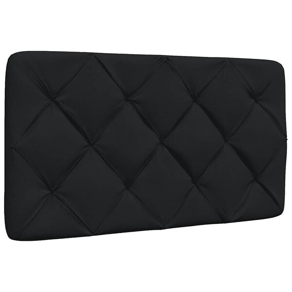 Hoofdbordkussen Stof 80 cm Zwart
