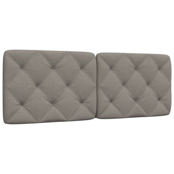 Hoofdbordkussen Stof 120 cm Taupe