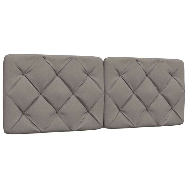 Hoofdbordkussen Stof 140 cm Taupe