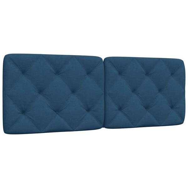 Hoofdbordkussen Stof 120 cm Blauw