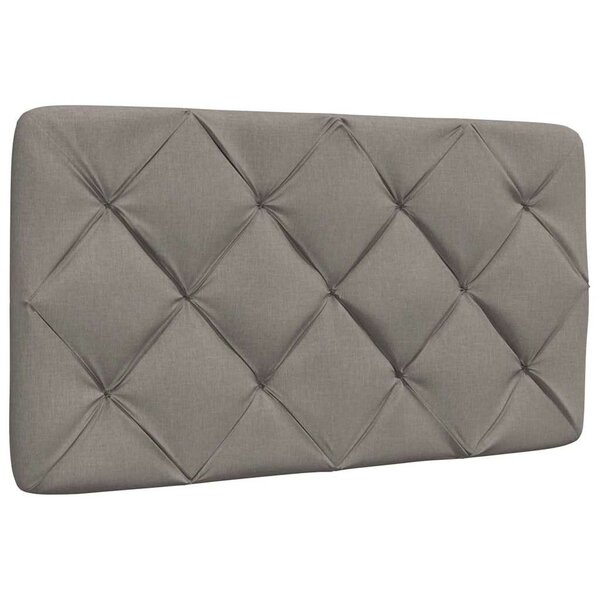 Hoofdbordkussen Stof 80 cm Taupe