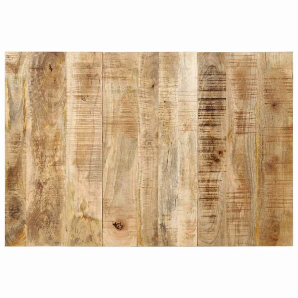 Hoofdbord 120 cm massief ruw mangohout