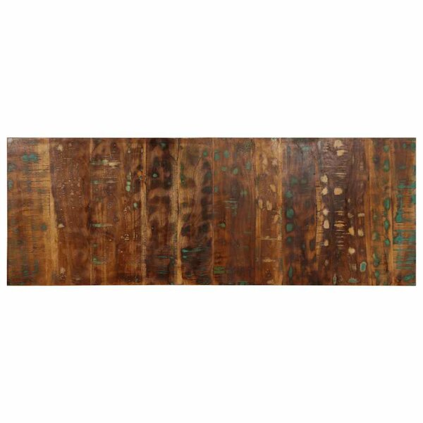 Hoofdbord 140 Cm Meerkleurig 140 x 1.5 x 50 cm massief gerecycled hout