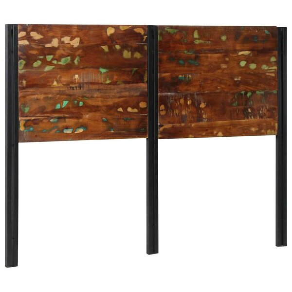 Hoofdeinde Massief Gerecycled En Ijzer 140 cm massief gerecycled hout