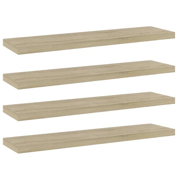 Wandschappen 40X10X1,5 Cm Bewerkt Hout Kleurig Sonoma Eiken 40 x 10 x 1.5 cm