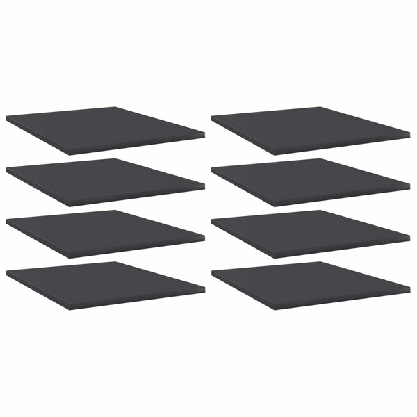 Wandschappen 8 st 40x50x1,5 cm bewerkt hout grijs