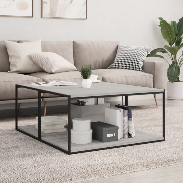 Wandschappen 80X50X1,5 Cm Bewerkt Hout Eiken Grijs Sonoma 4 80 x 50 x 1.5 cm